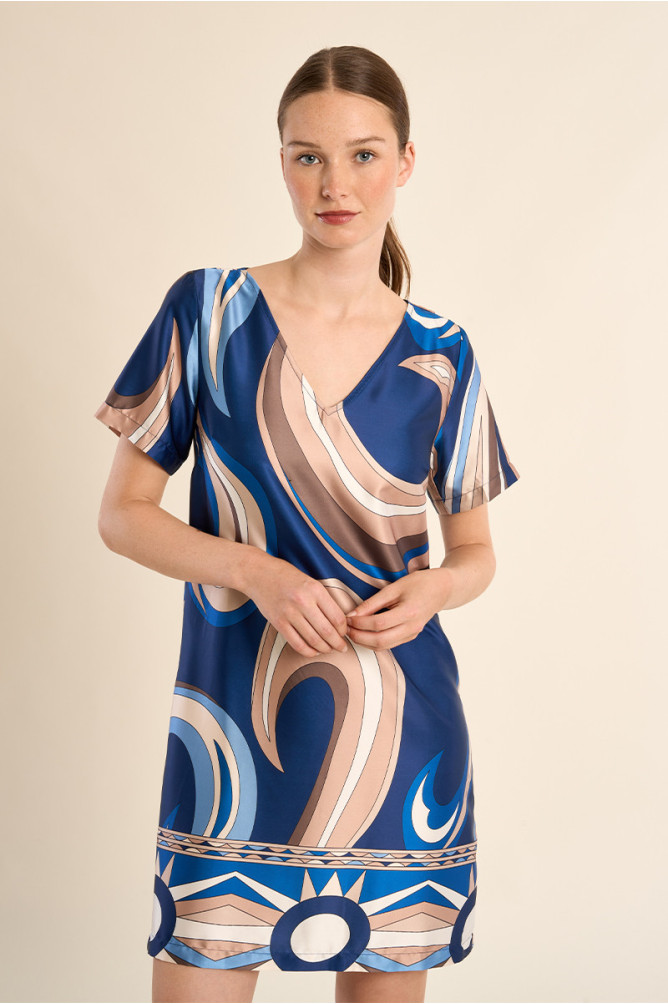 Printed t-shirt dress