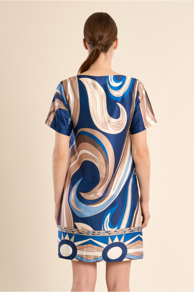 Robe t-shirt imprimée