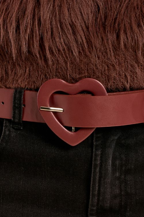 Ceinture avec boucle en cœur