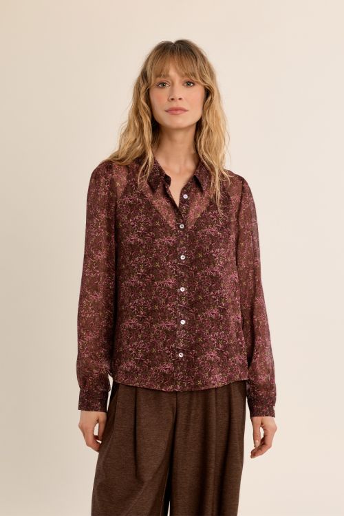 Semi-sheer short shirt