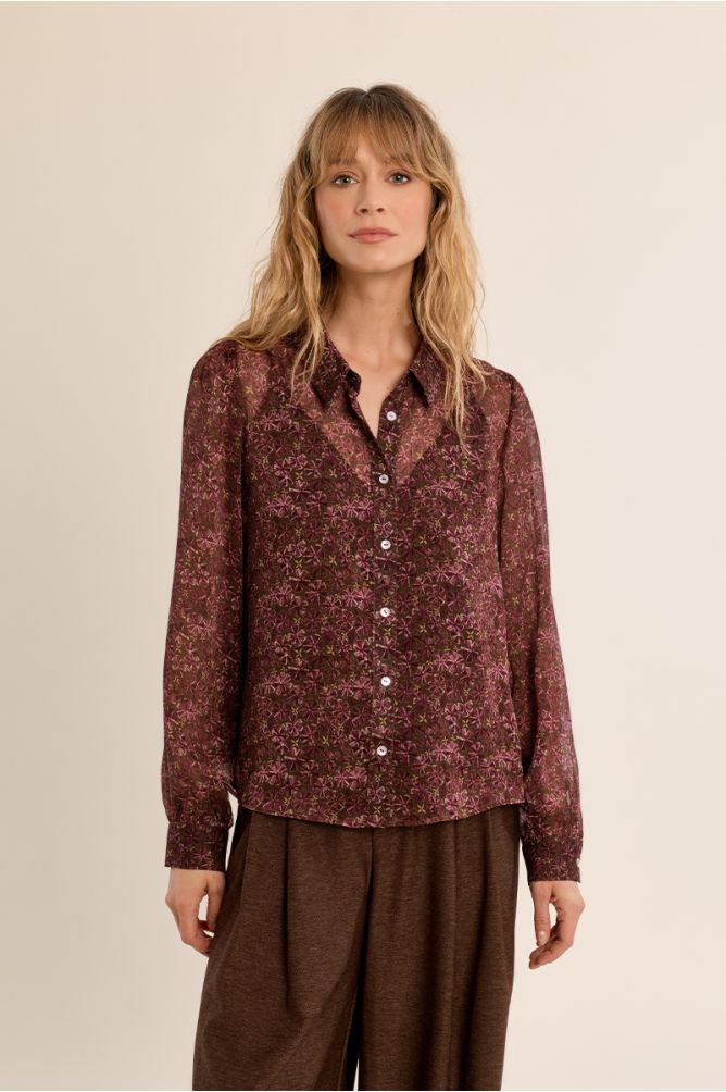Camisa de manga larga con estampado