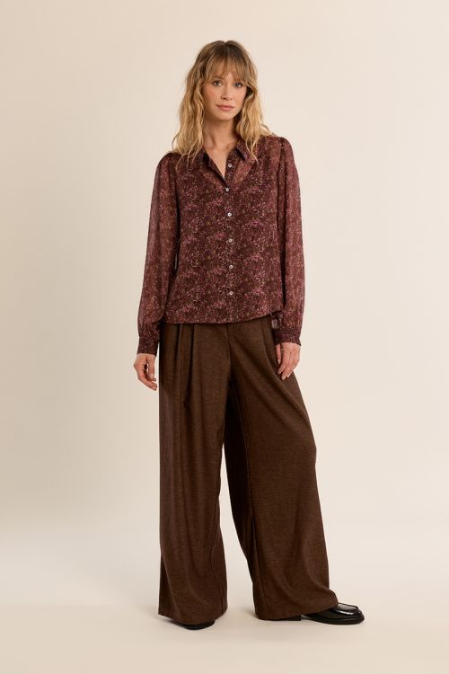 Semi-sheer short shirt