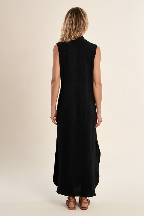 Robe longue trapèze
