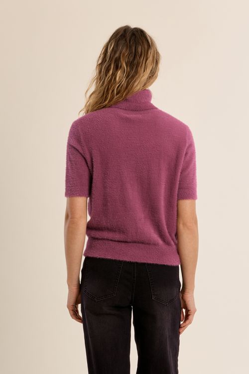 Pull duveteux, sans manches