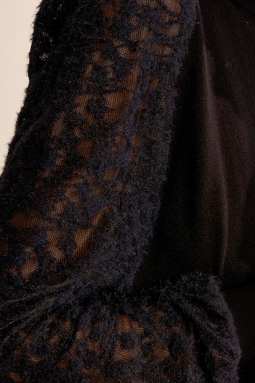Jersey de manga larga detalle encaje