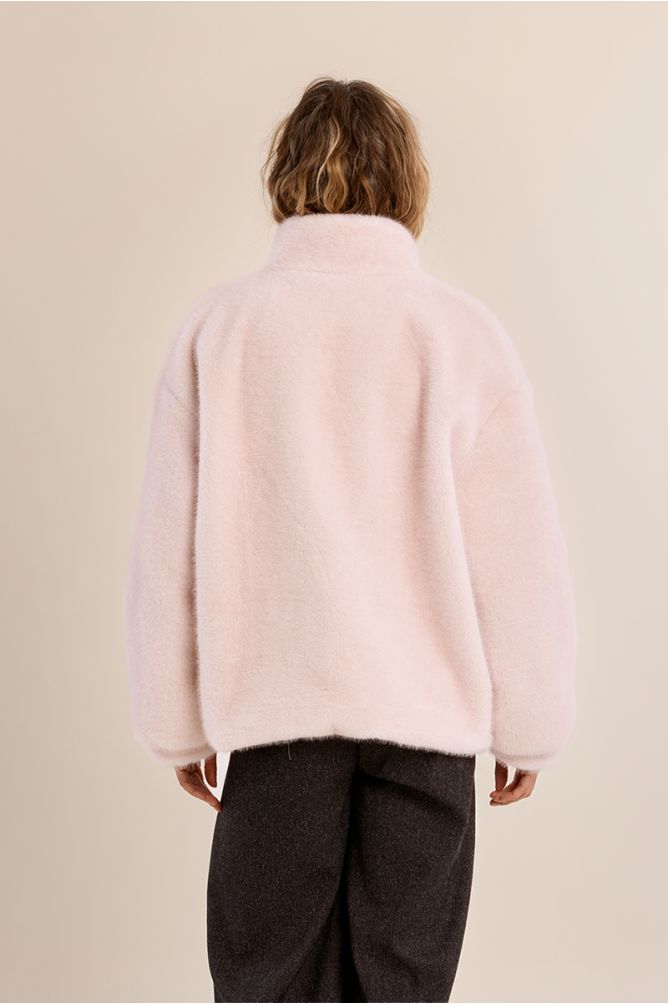 Chaqueta de manga larga de peluche