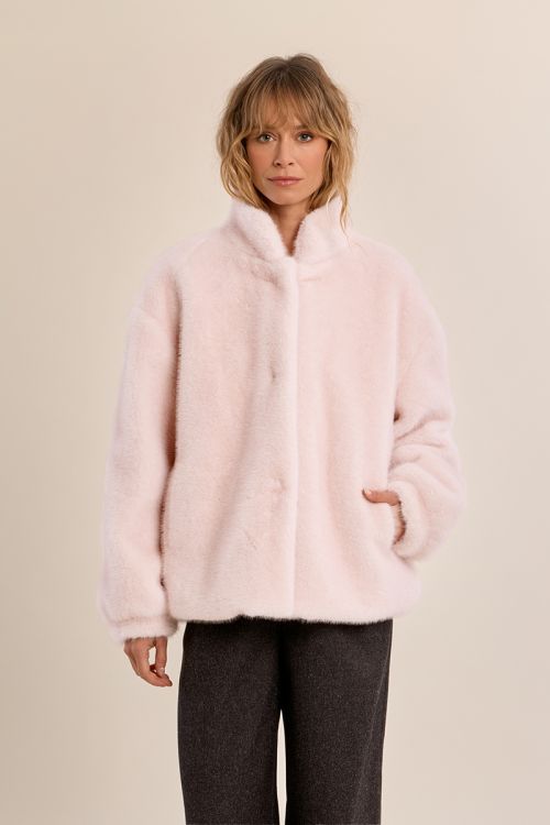 Veste imitation fourrure