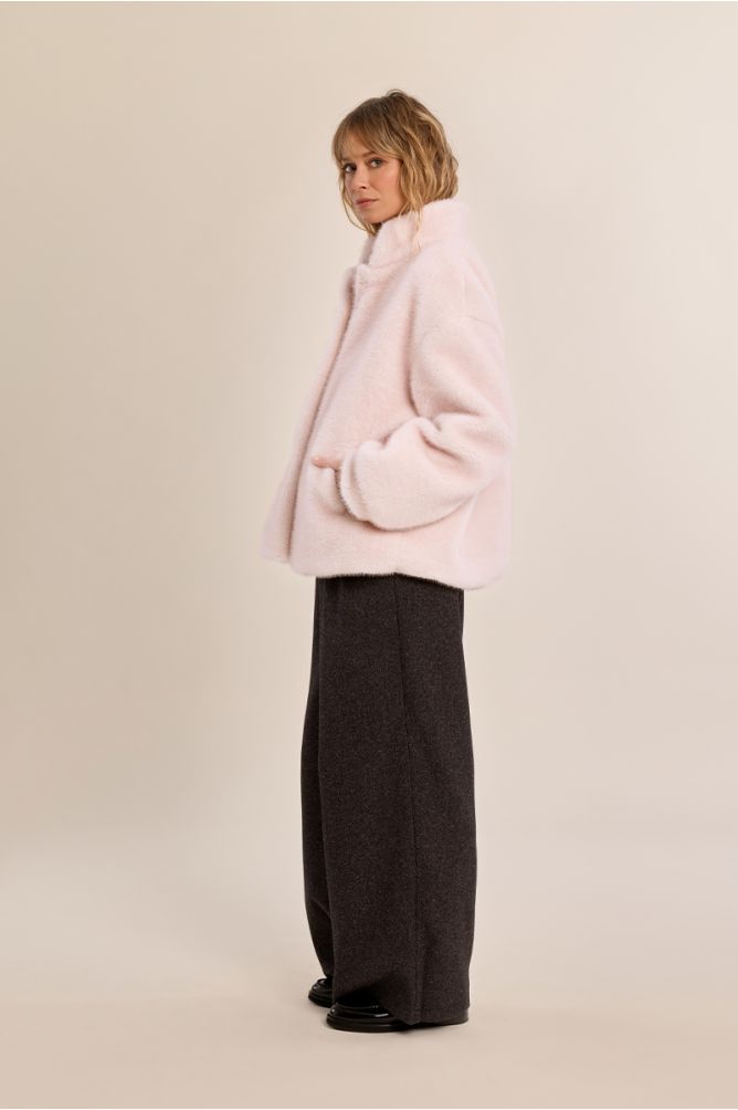 Imitation fur jacket
