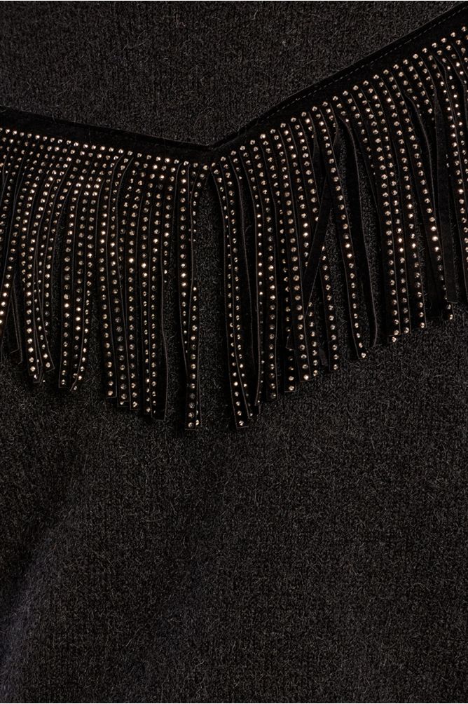 Jersey de manga larga detalle flecos