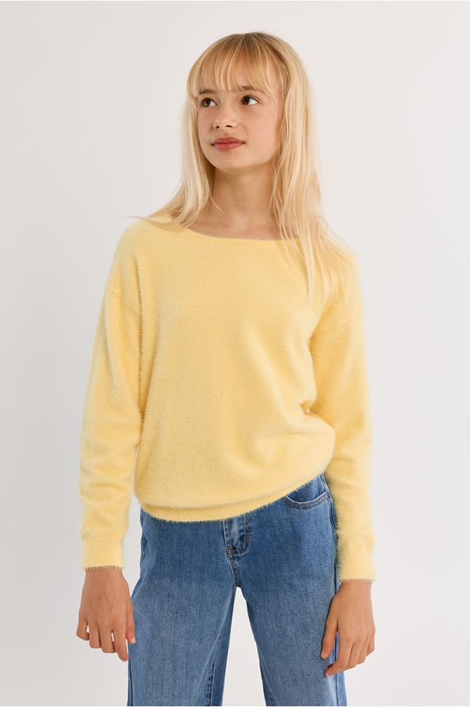 Jersey de manga larga de pelo
