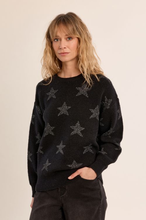 Pull en maille, étoilé