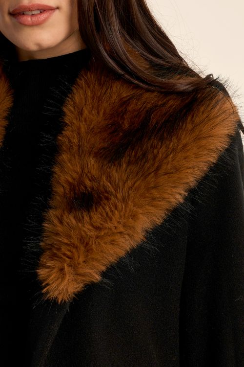 Faux fur coat
