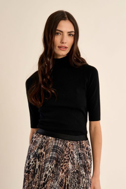 Turtleneck top, 3/4 sleeves