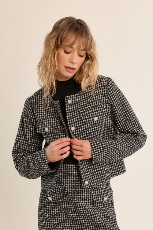 Veste en tweed, boutonnée