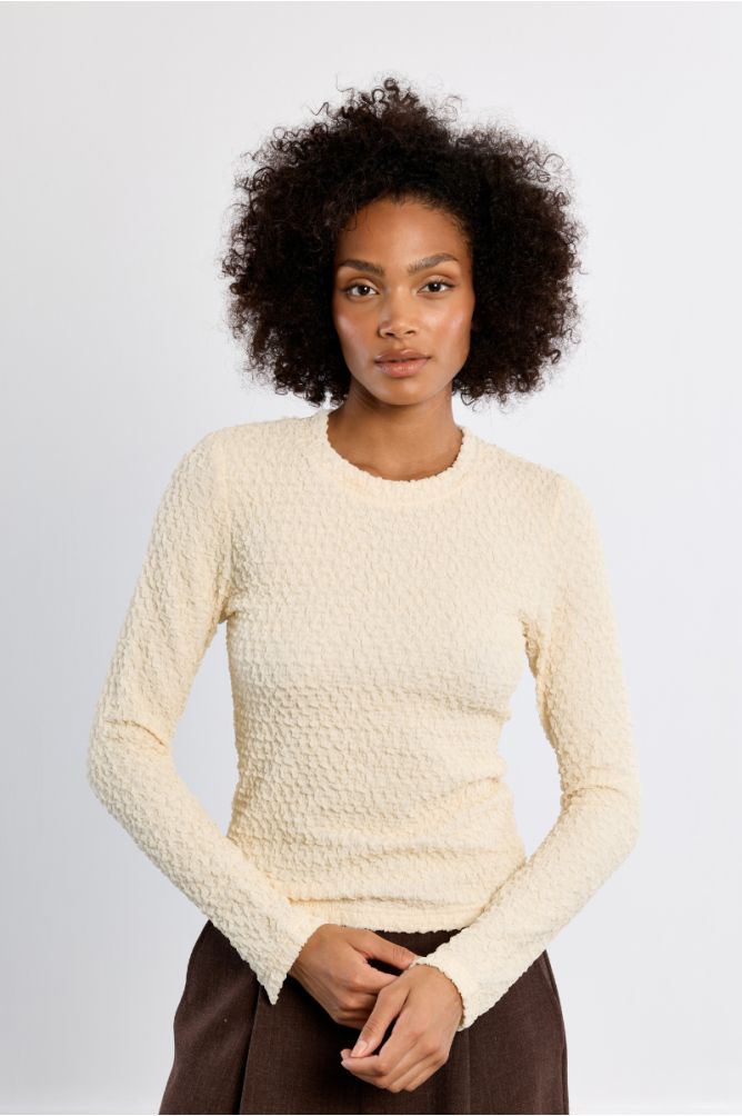 Pullover in terry knit, straight