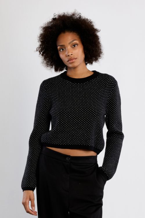 Pull mini, à pois
