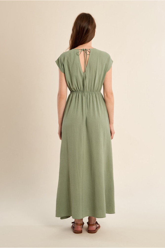 Maxi dress with elasticated waist