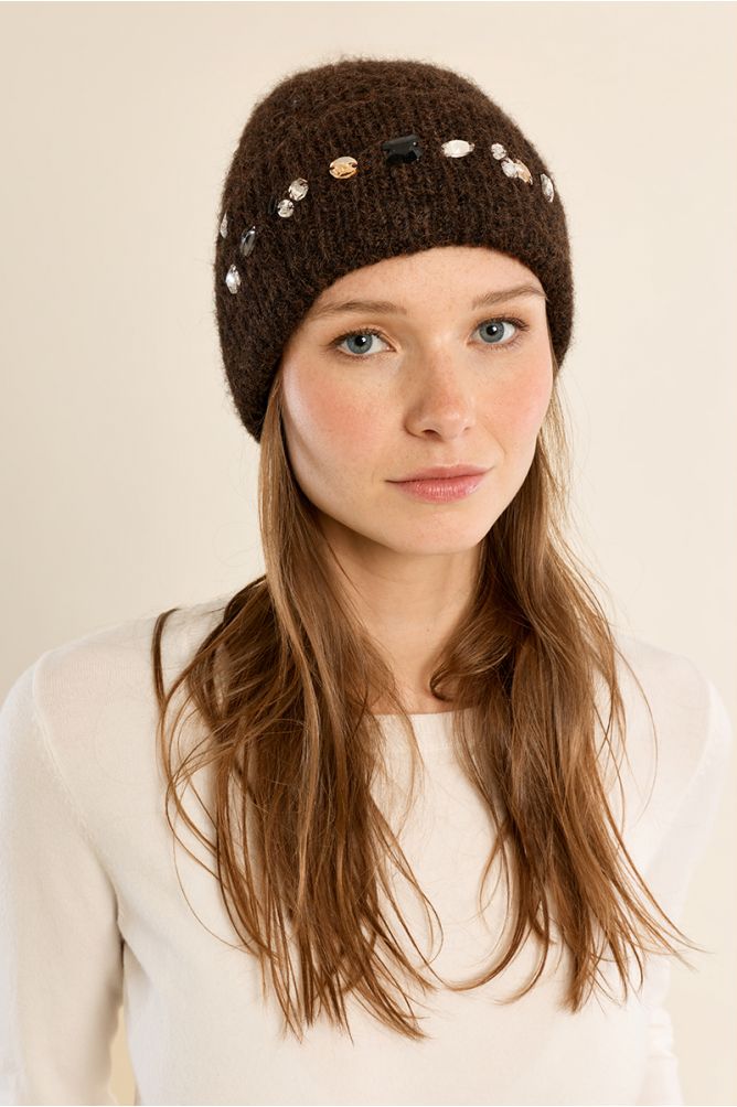 Gorro detalle abalorios