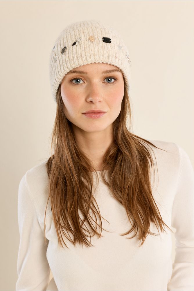 Gorro detalle abalorios