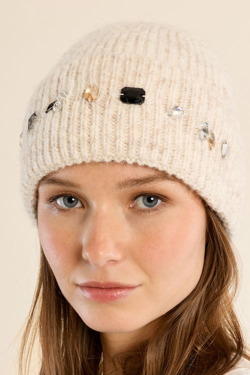 Gorro detalle abalorios