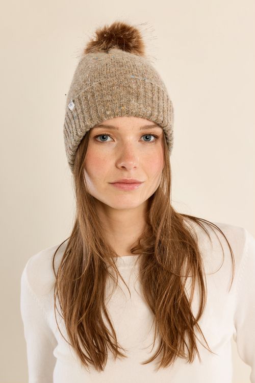 Gorro con pompón