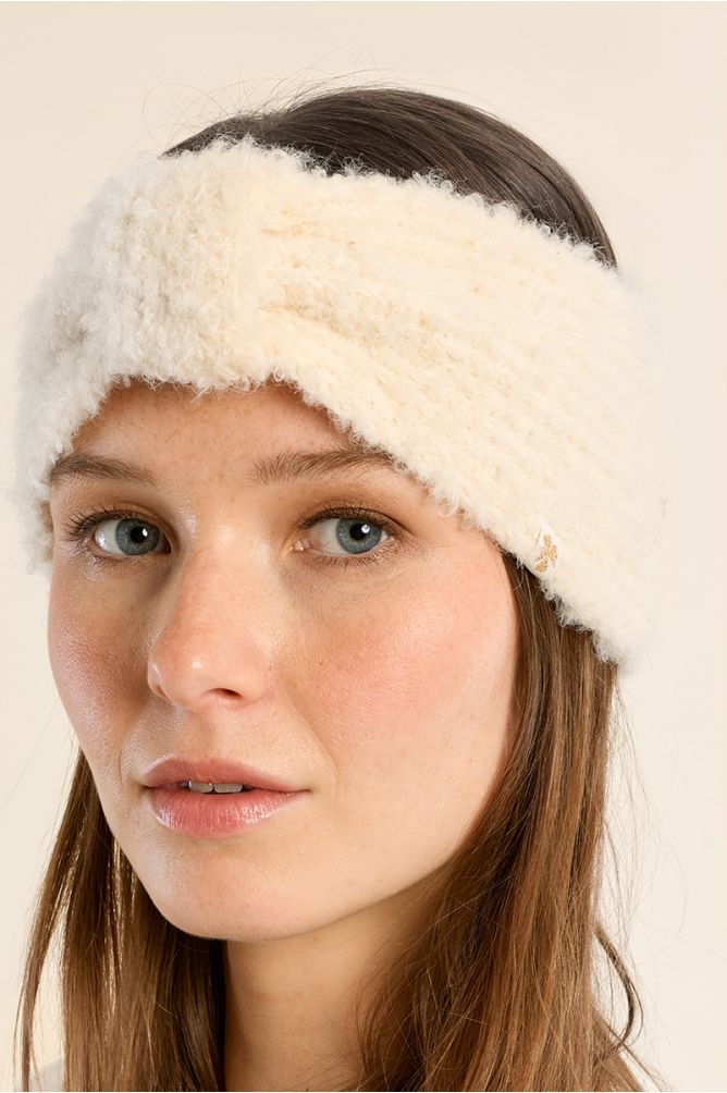 Bandeau en laine chinée
