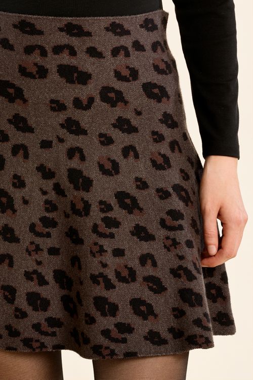 Falda corta con estampado