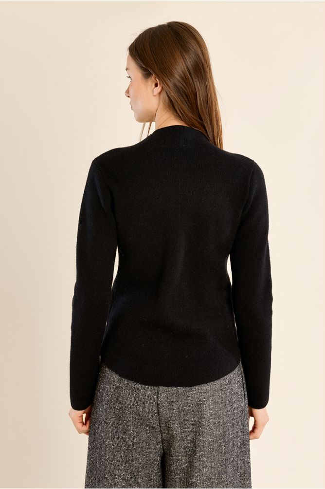 Pull droit en maille fine