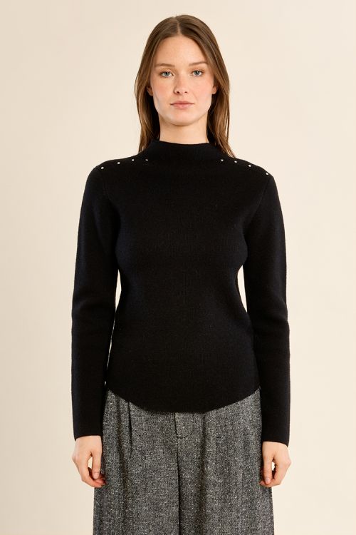 Pull droit en maille fine