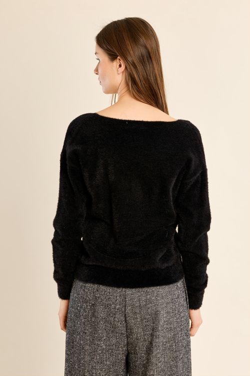 Jersey de manga larga cuello en V