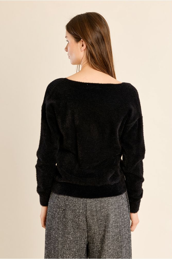 Jersey de manga larga cuello en V