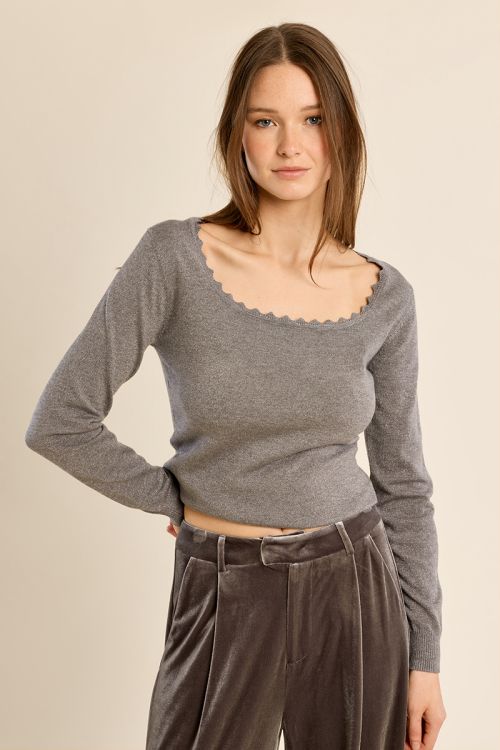 Jersey de manga larga liso
