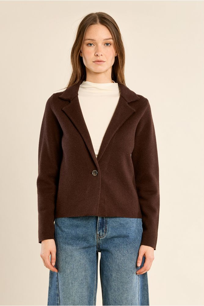 Veste blazer crop