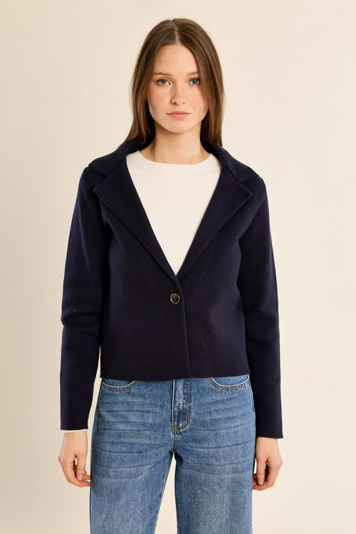 Veste blazer crop