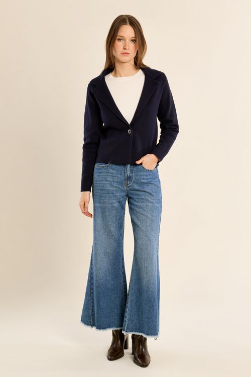 Crop blazer jacket