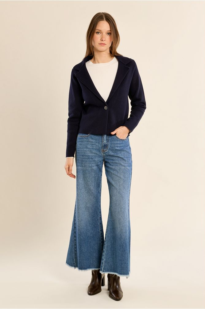 Veste blazer crop
