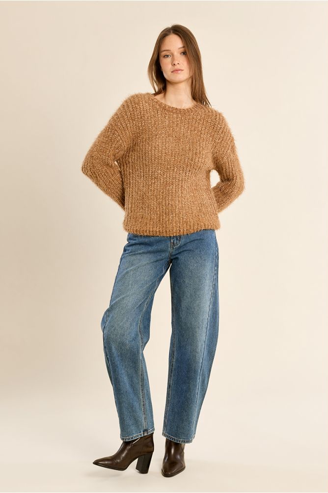 Pull en maille unie