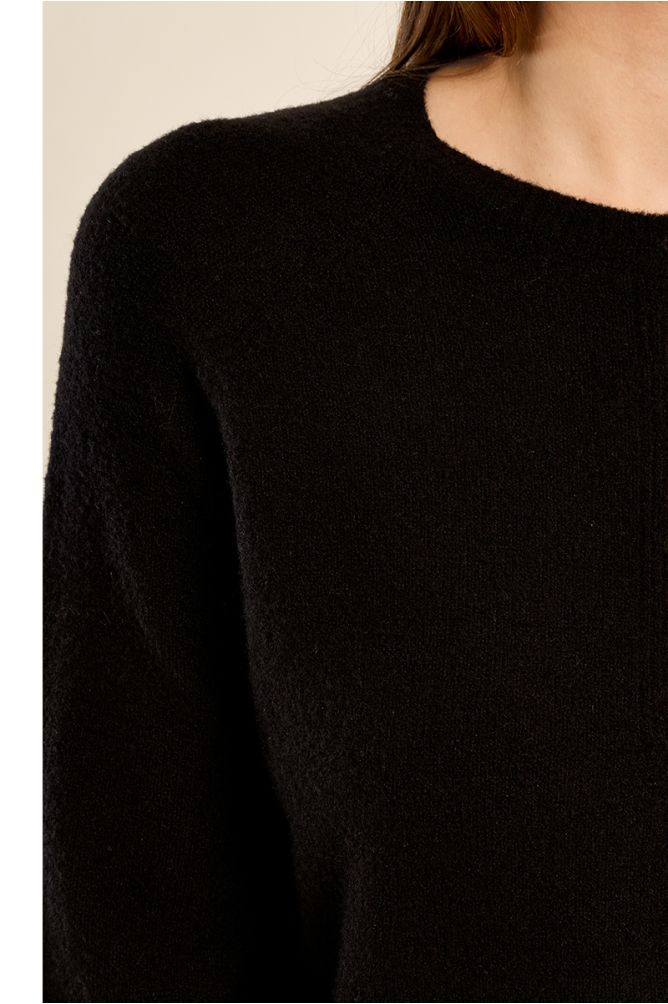 Button-down knit sweater