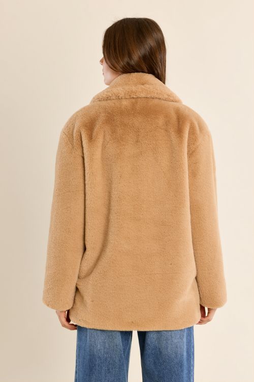 Faux fur coat