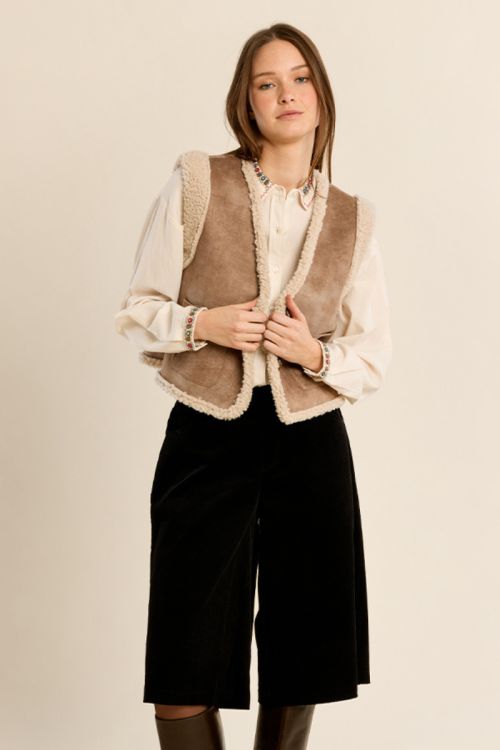 Flared Bermuda shorts