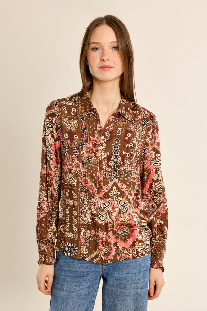 Camisa de manga larga con estampado