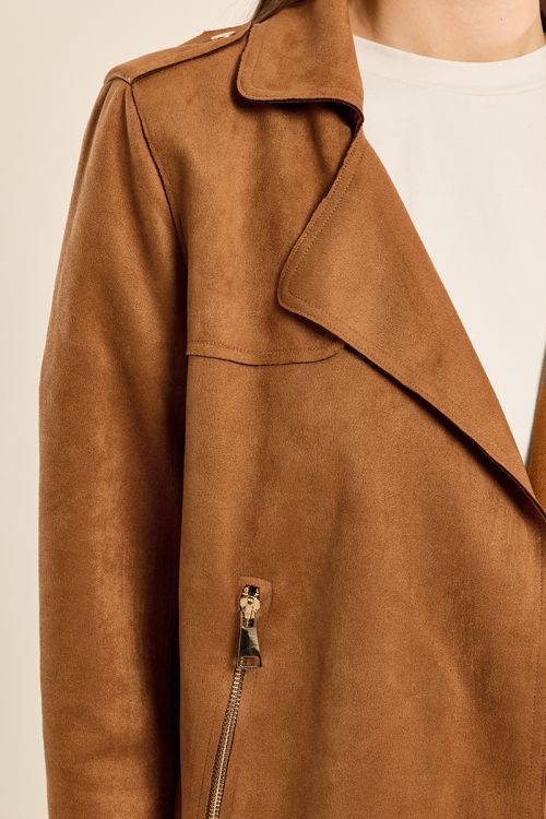 Suede perfecto jacket