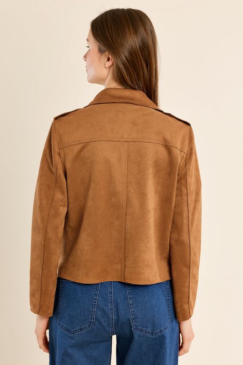 Suede perfecto jacket