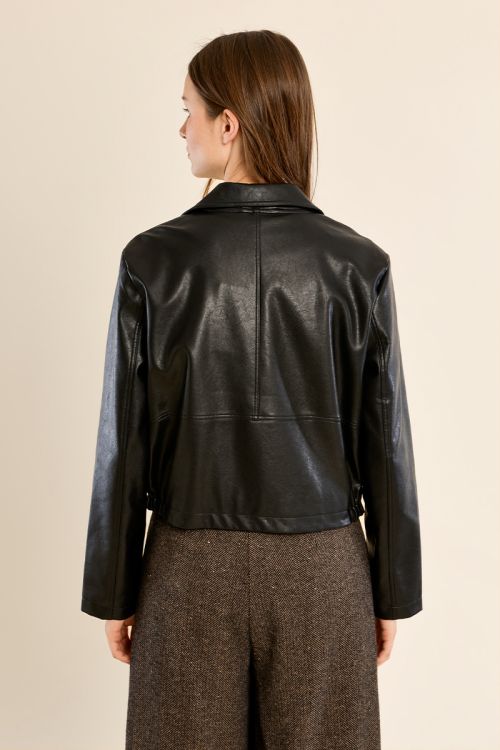 Blouson en simili-cuir