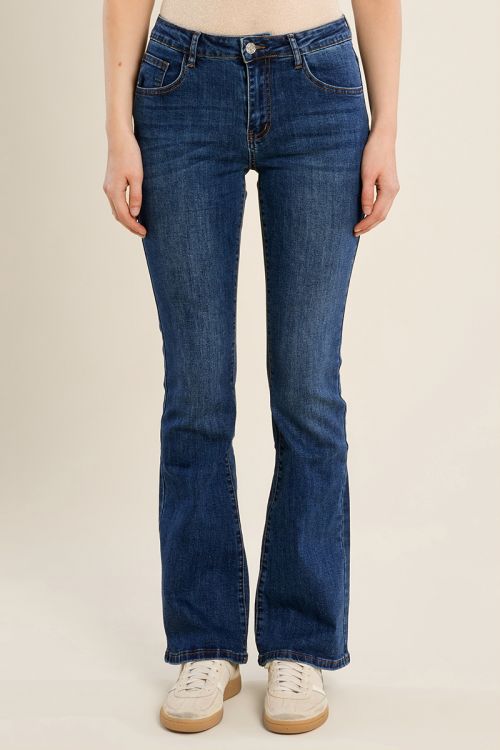 Jean boot‑cut taille haute