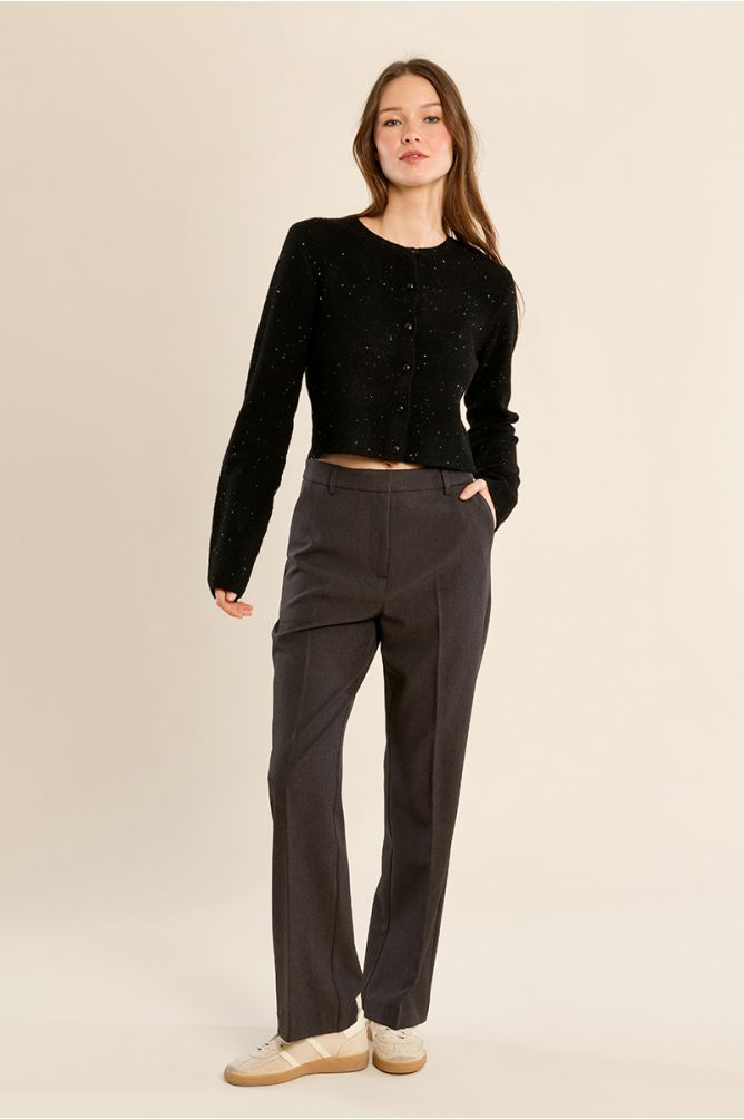 Short, fitted cardigan
