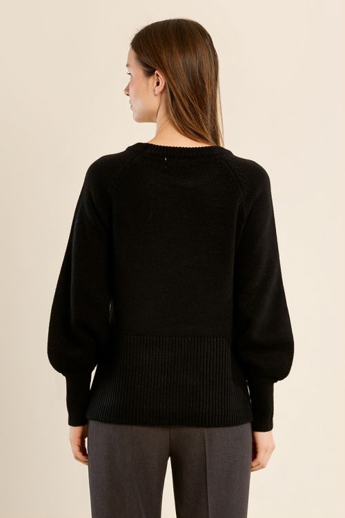 Jersey de manga larga abullonada