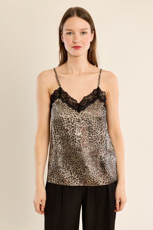 Top lencero con estampado