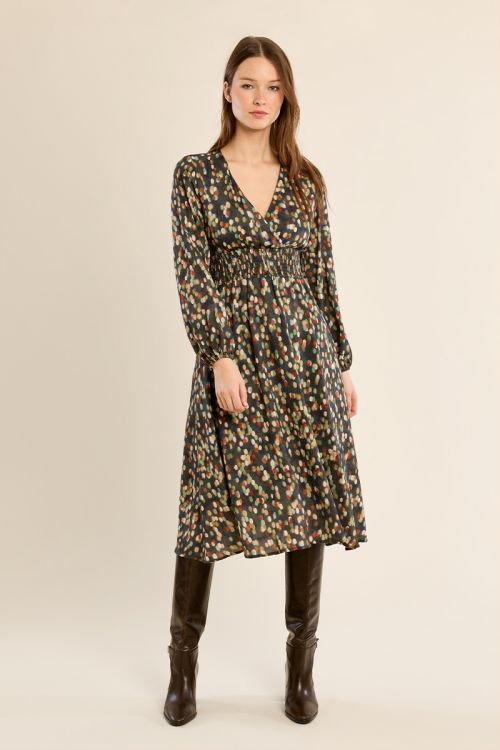Robe longue imprimée