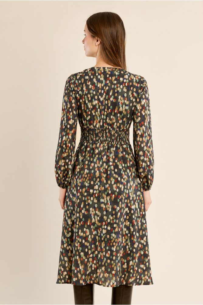 Long printed dress